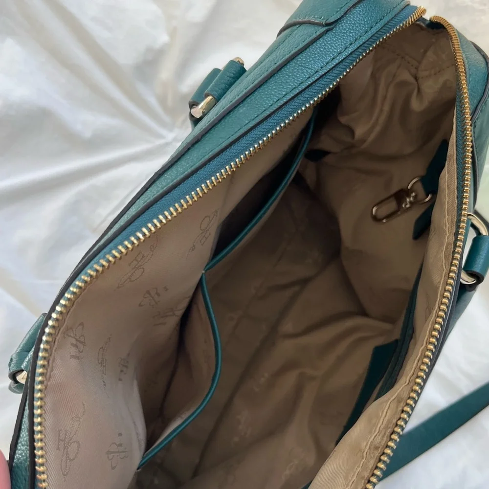 Cole Haan Teal Leather Satchel